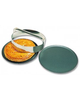 découpoir inox ronds unis à galettes avec poignée 13 cm
