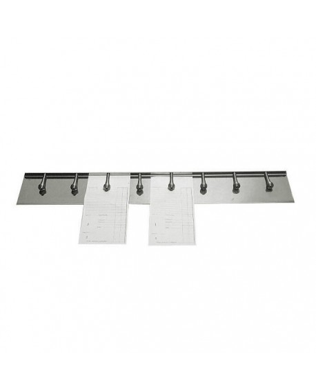 barre porte fiches à ressorts 62 cm