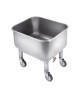 Bac de trempage inox mobile 200L PVLaboConcept