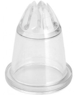 boîte de 6 douilles copolyester cannelées