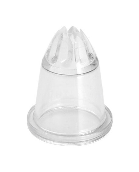 boîte de 6 douilles copolyester cannelées
