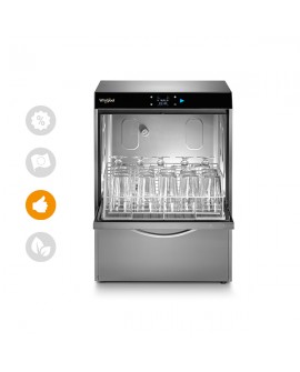 Lave-vaisselle High-Line Whirlpool - panier 500x500 - 400V - écran LCD - adoucisseur - osmoseur