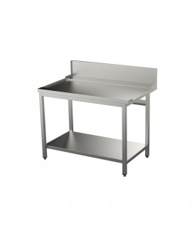 Table de sortie gauche lave vaisselle 1600 mm PVLaboConcept