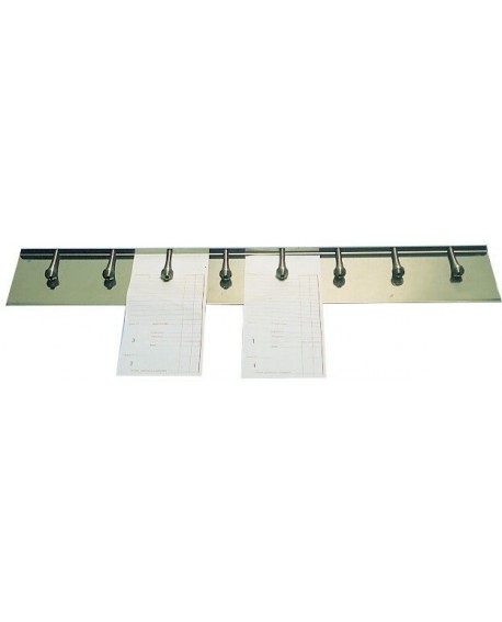 barre porte fiches à ressorts 100 cm