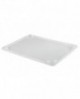 couvercle pour bac rectangulaire plat PEHD 54,5x39x2,2 cm