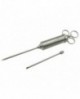 seringue à sauce inox 6 cl avec aiguilles de 4 et 6 mm