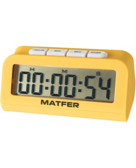 minuteur 24h petit modèle à poser affiche heures, minutes et secondes