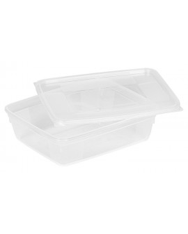 Modulus souples lot de 10 bacs GN 1/8 polypropylène 162x132x45 mm avec couvercles