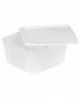 Modulus souples lot de 6 bacs GN 1/6 polypropylène 176x162x85 mm avec couvercles