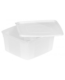 Modulus souples lot de 6 bacs GN 1/6 polypropylène 176x162x85 mm avec couvercles