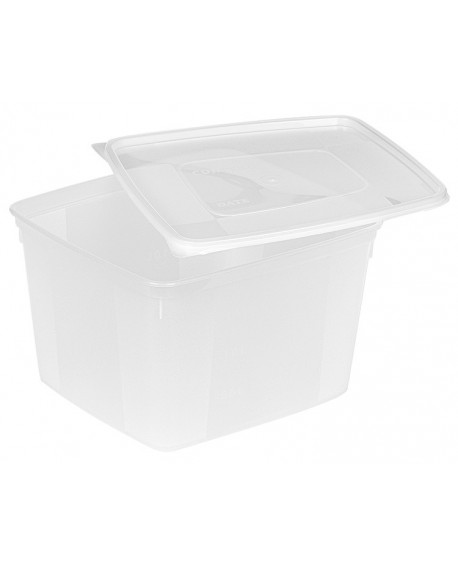 Modulus souples lot de 6 bacs GN 1/6 polypropylène 176x162x110 mm avec couvercles
