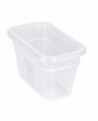 Modulus rigide bac gastronorme en polypropylène - GN 1/9 profondeur 10 cm - 0.8