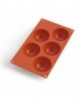 Gastroflex plaque GN 1/3 325x176 de 5 demi-sphères 8 cm