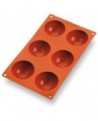 Gastroflex plaque GN 1/3 325x176 de 6 demi-sphères 7 cm