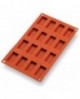 Gastroflex plaque GN 1/3 325x176 de 16 financiers 4.9x2.6 cm