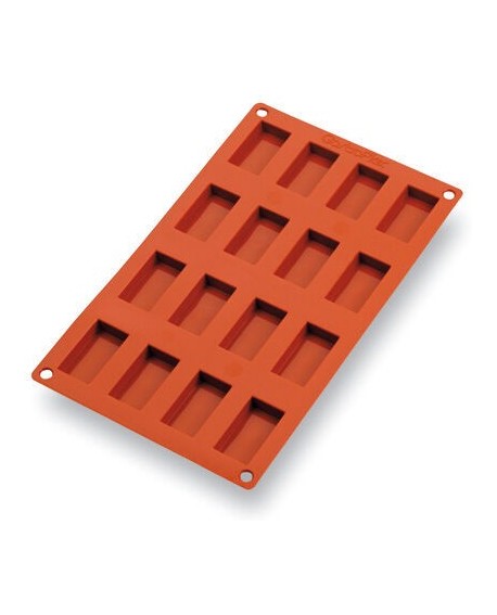 Gastroflex plaque GN 1/3 325x176 de 16 financiers 4.9x2.6 cm
