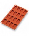 Gastroflex plaque GN 1/3 325x176 de 16 financiers 4.9x2.6 cm