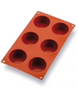 Gastroflex plaque GN 1/3 325x176 de 6 muffins 7 cm