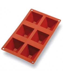 Gastroflex plaque GN 1/3 325x176 de 6 pyramides 7x7x4 cm