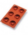 Gastroflex plaque GN 1/3 325x176 de 6 savarins 6.5 cm