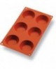 Gastroflex plaque GN 1/3 325x176 de 6 tartes tatin 7.5 cm