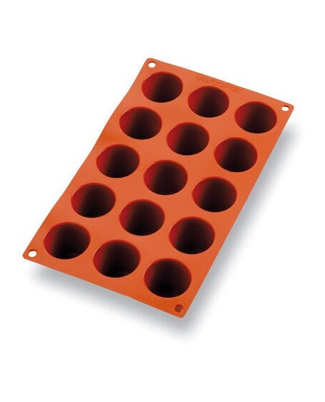 Gastroflex plaque GN 1/3 325x176 de 15 darioles rondes 4.5 cm