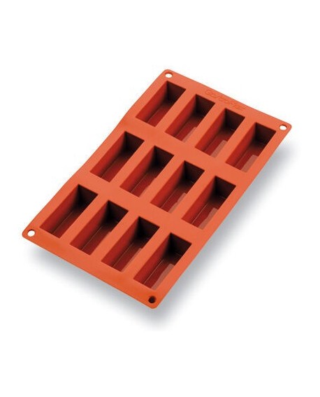Gastroflex plaque GN 1/3 325x176 de 12 mini-cakes 7.5x3 cm