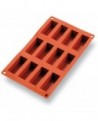 Gastroflex plaque GN 1/3 325x176 de 12 mini-cakes 7.5x3 cm