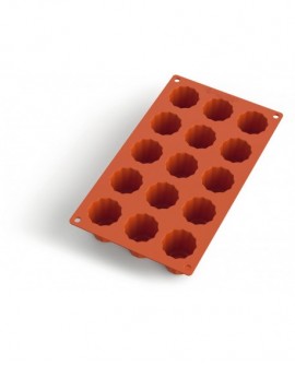 Gastroflex plaque GN 1/3 325x176 de 15 cannelés bordelais 4.5 cm