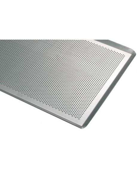 plaque pâtissière aluminium perforée épaisseur 1.5 mm GN 1/1 53x32.5 cm