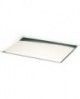plaque pâtissière inox bords pincés GN 1/1 53x32.5 cm