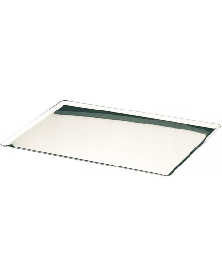 plaque pâtissière inox bords pincés GN 1/1 53x32.5 cm
