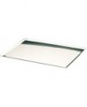 plaque pâtissière inox bords pincés GN 1/1 53x32.5 cm