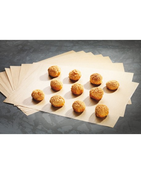 Ecopap 500 feuilles de papier siliconé kraft GN1/1 53x32,5 cm