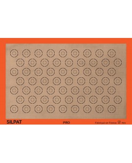 Silpat toile de cuisson à 63 macarons 58.5x38.5 cm
