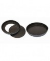 Exopan tourtière cannelée fond mobile 28 cm