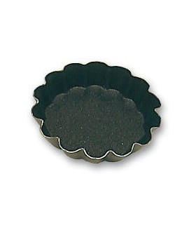 Exopan 25 moules à petits fours tartelette cannelée 4.5 cm
