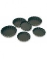 Exopan 12 tartelettes rondes cannelées 10 cm