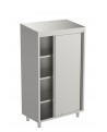 Armoire de rangement inox toit penté 2000 mm