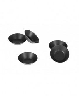 Exopan 25 tartelettes rondes unies creuses 5 cm