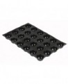 Flexipan 60x40 plaque de 24 demi-sphères 7 cm