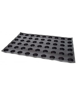 Flexipan 60x40 plaque de 48 mini-cylindres Ø4x2 cm