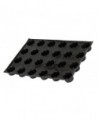 Flexipan 60x40 plaque de 24 cylindres 6,3x3.5 cm