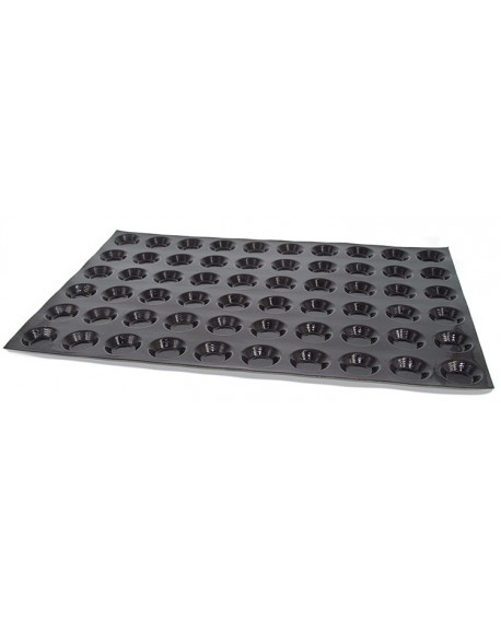 Flexipan 60x40 plaque de 60 quichettes tartelettes unies 4.2 cm