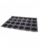 Flexipan 60x40 plaque de 48 quichettes tartelettes unies 4.8 cm