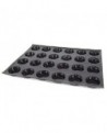 Flexipan 60x40 plaque de 48 quichettes tartelettes unies 4.8 cm