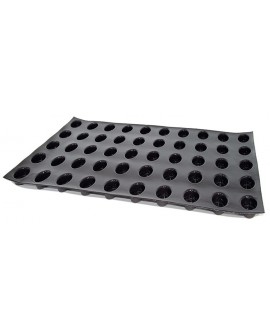 Flexipan 60x40 plaque de 50 ovales 5.1x3.1x2 cm