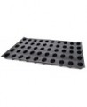 Flexipan 60x40 plaque de 50 ovales 5.1x3.1x2 cm