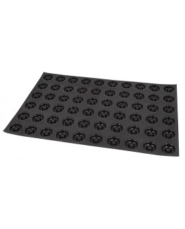Flexipan 60x40 plaque de 60 mini-savarins 4.1x1.2 cm