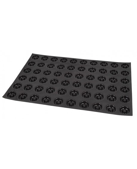 Flexipan 60x40 plaque de 60 mini-savarins 4.1x1.2 cm